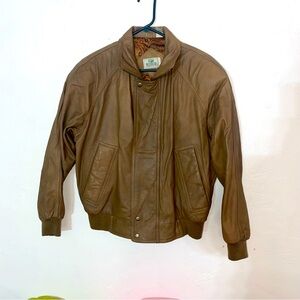 Vintage Redhead Craftsman 100% Distressed Cow Leather Leather Bomber Jacket M